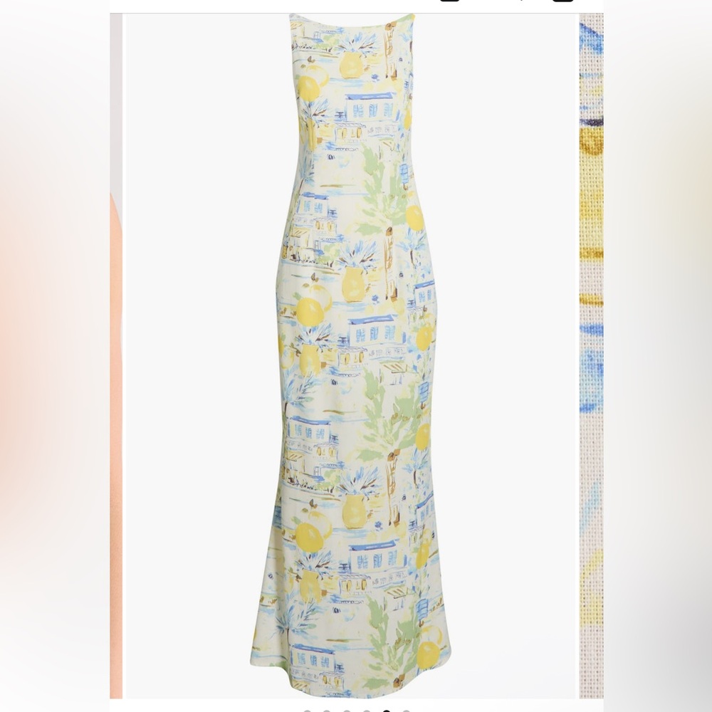 NWT Sugarlips Amalfi Coast Mizie Open Back Maxi Dress Size XL